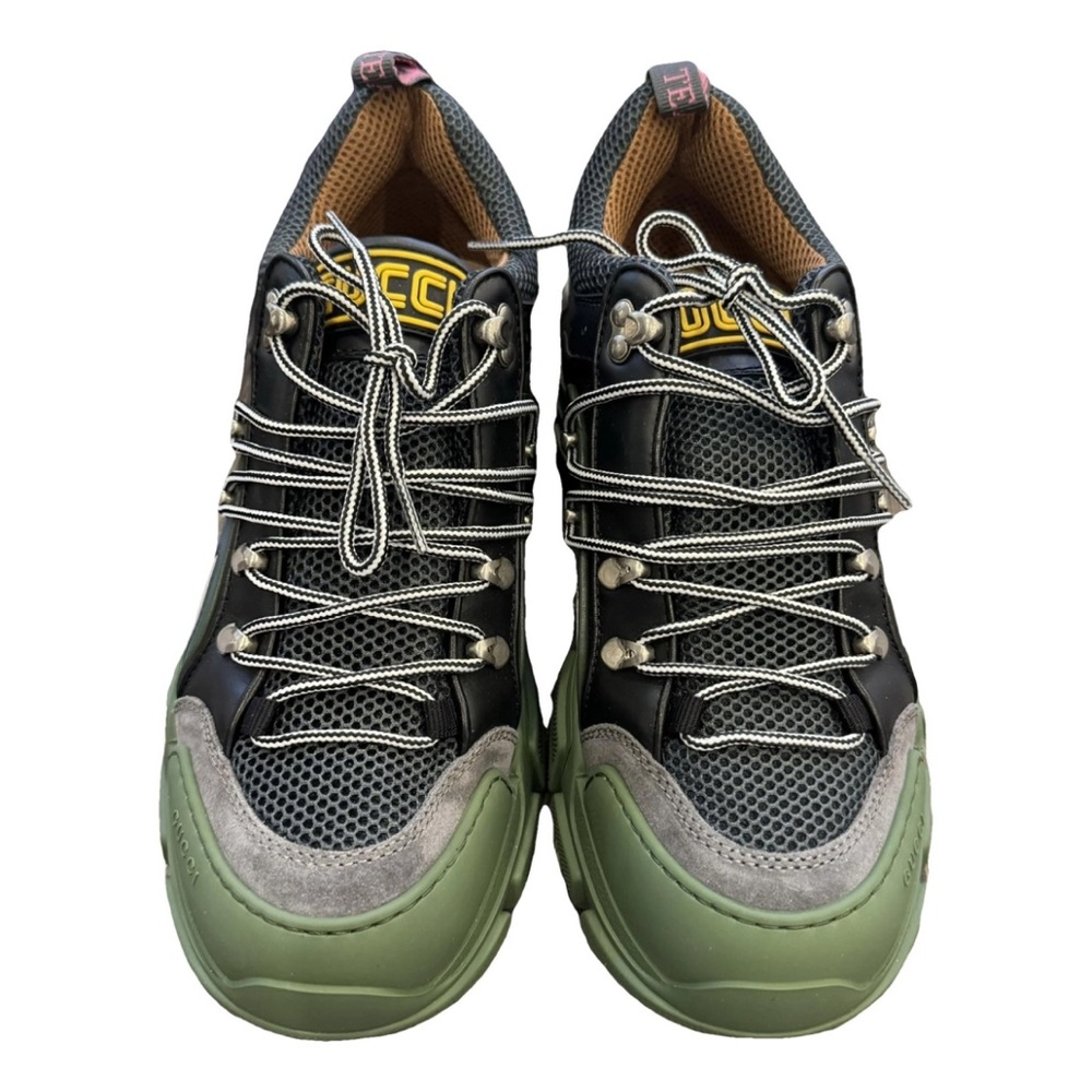 ❤️HOST PICK❤️🆕BNWT Gucci Flashtrek Chunky Sneaker 'Green Black'